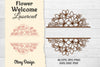Flower Welcome Slip Lasercut SVG Bundle
