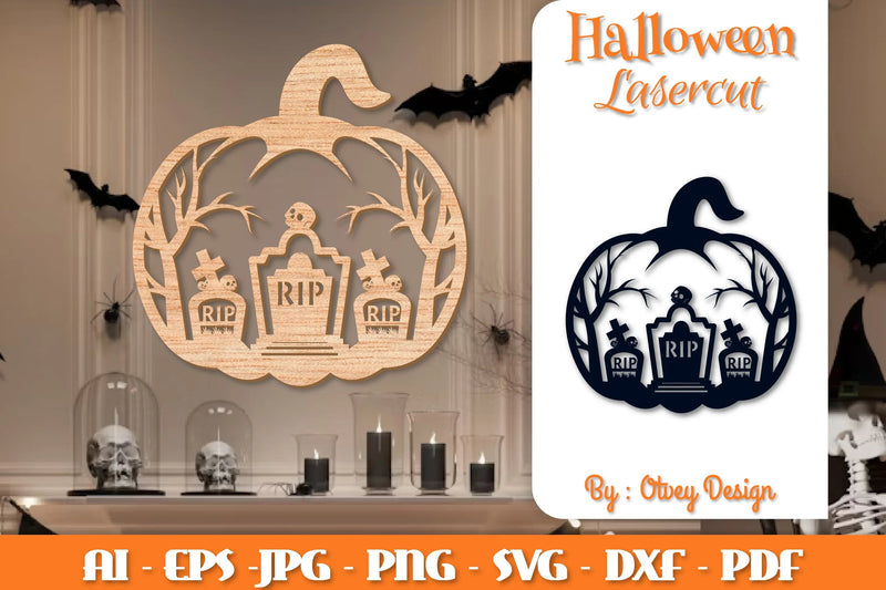 Halloween Pumpkins Lasercut SVG Bundle - CraftNest - Digital Crafting and Art