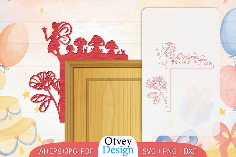 Fairy Door Corner Lasercut SVG Bundle 5 - CraftNest - Digital Crafting and Art