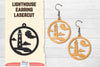 Lighthouse Earring Lasercut SVG Bundle