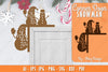 Snowman Door Corner Lasercut SVG Bundle
