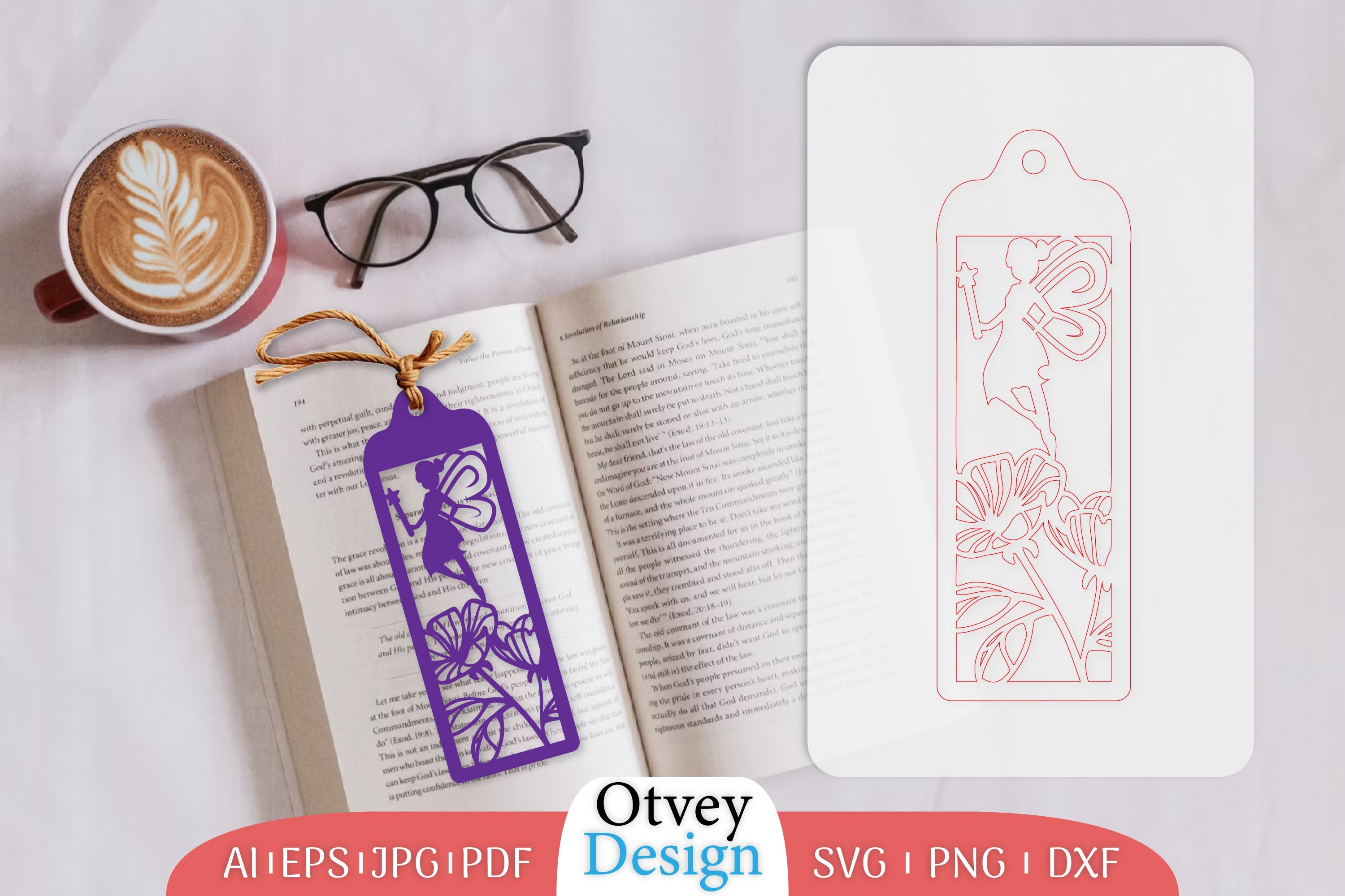 Fairy Bookmark SVG Bundle