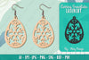 Snowflake Earring Lasercut SVG Bundle