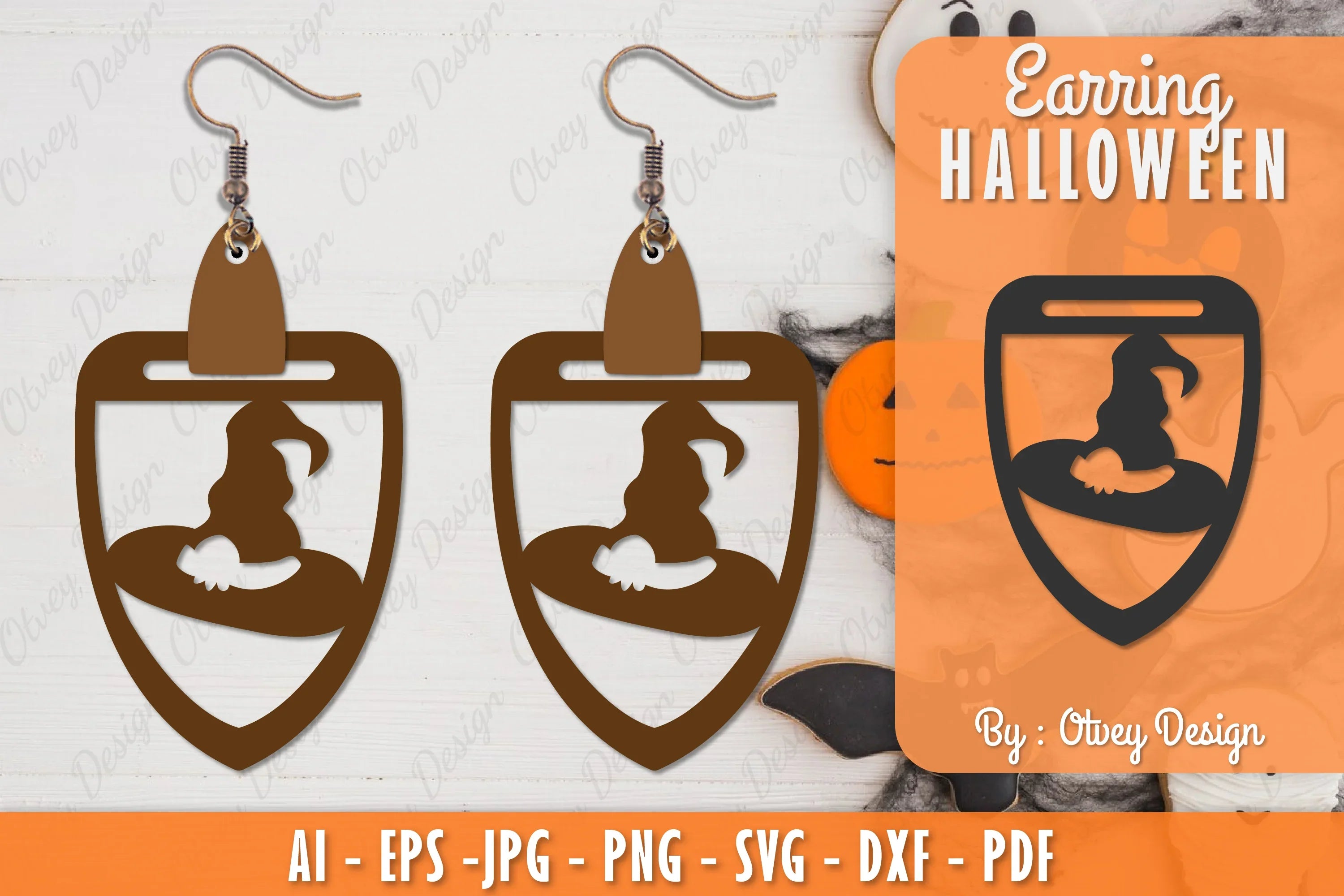 Earring Halloween Lasercut SVG Bundle 258 - CraftNest - Digital Crafting and Art