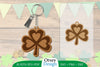 St Patrick's Day Keychain Lasercut SVG Bundle