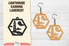 Lighthouse Earring Lasercut SVG Bundle