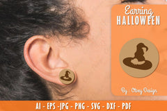 Earring Halloween Lasercut SVG Bundle 84 - CraftNest - Digital Crafting and Art
