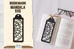 Mandala SVG Bundle: 5 Bookmark Designs - CraftNest - Digital Crafting and Art