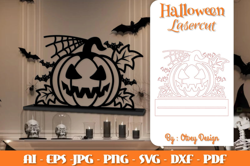 Halloween Decorations Lasercut SVG Bundle - CraftNest - Digital Crafting and Art