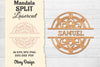 Mandala Split Lasercut SVG Bundle