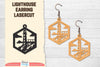 Lighthouse Earring Lasercut SVG Bundle