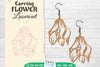 Earring Flower Lasercut SVG Bundle