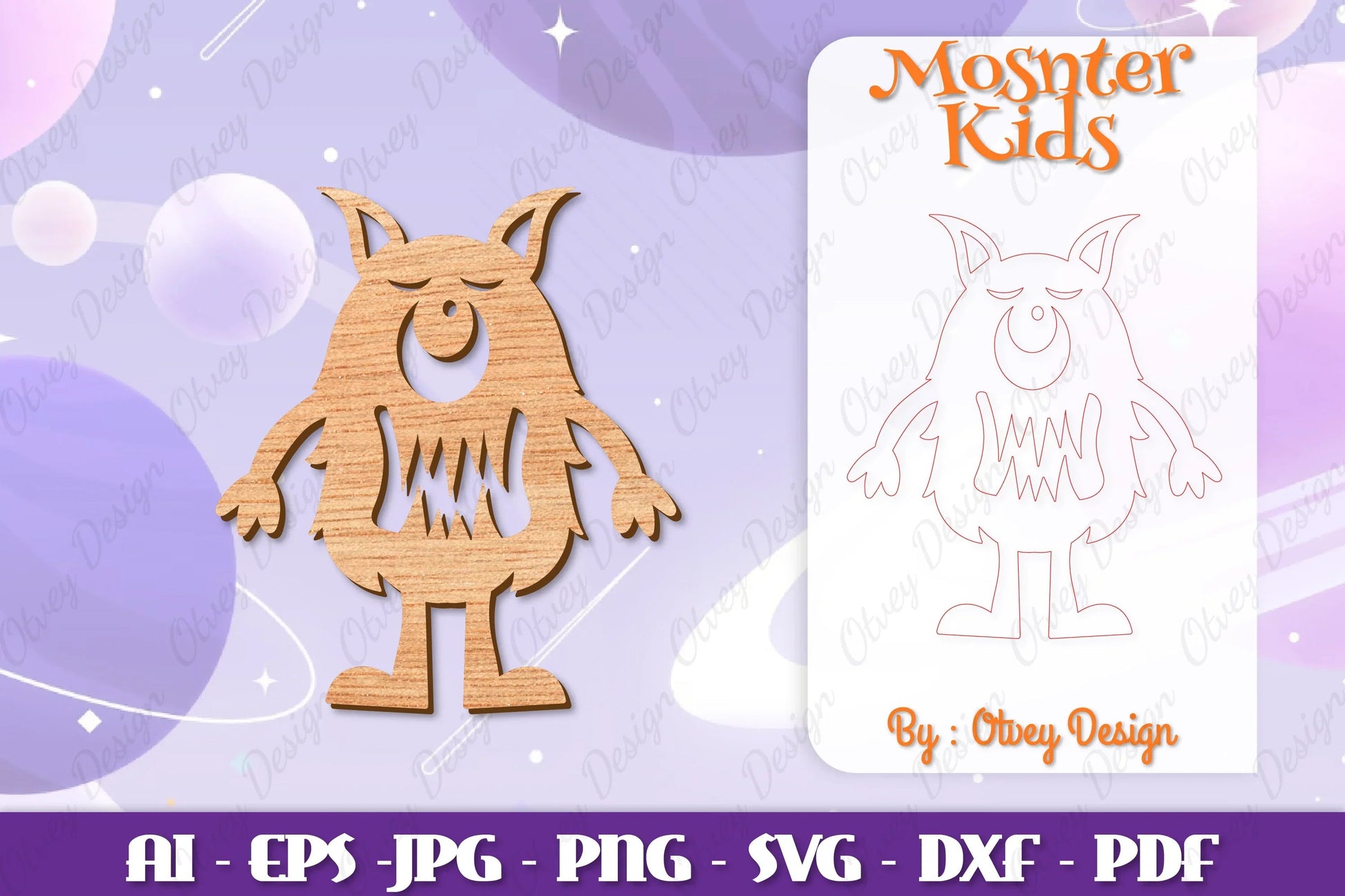 Cute Monster Designs SVG Bundle 6 - CraftNest - Digital Crafting and Art