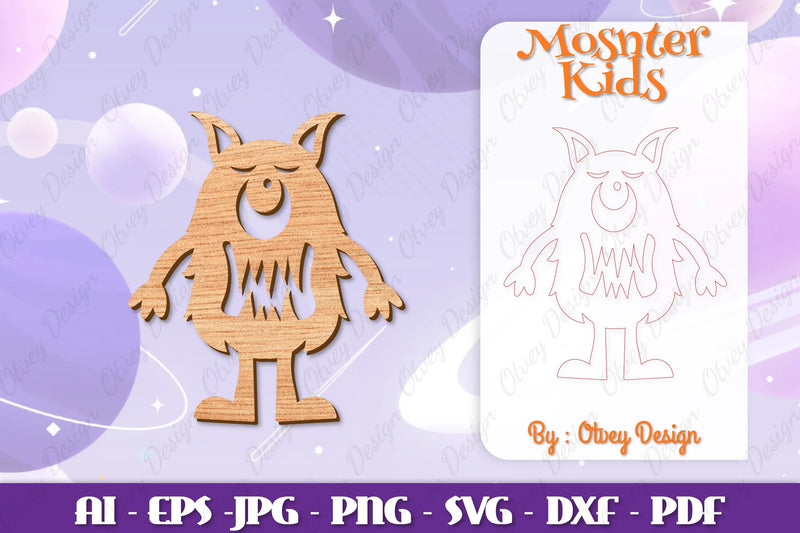 Cute Monster Designs SVG Bundle 6 - CraftNest - Digital Crafting and Art