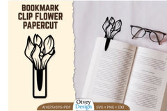 Clip Bookmark Flower SVG Bundle 6 - CraftNest - Digital Crafting and Art