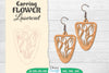Earring Flower Lasercut SVG Bundle