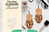 Earring Flower Lasercut SVG Bundle