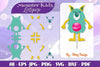 Monster Kids Lollipop Holders SVG Bundle
