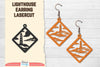 Lighthouse Earring Lasercut SVG Bundle