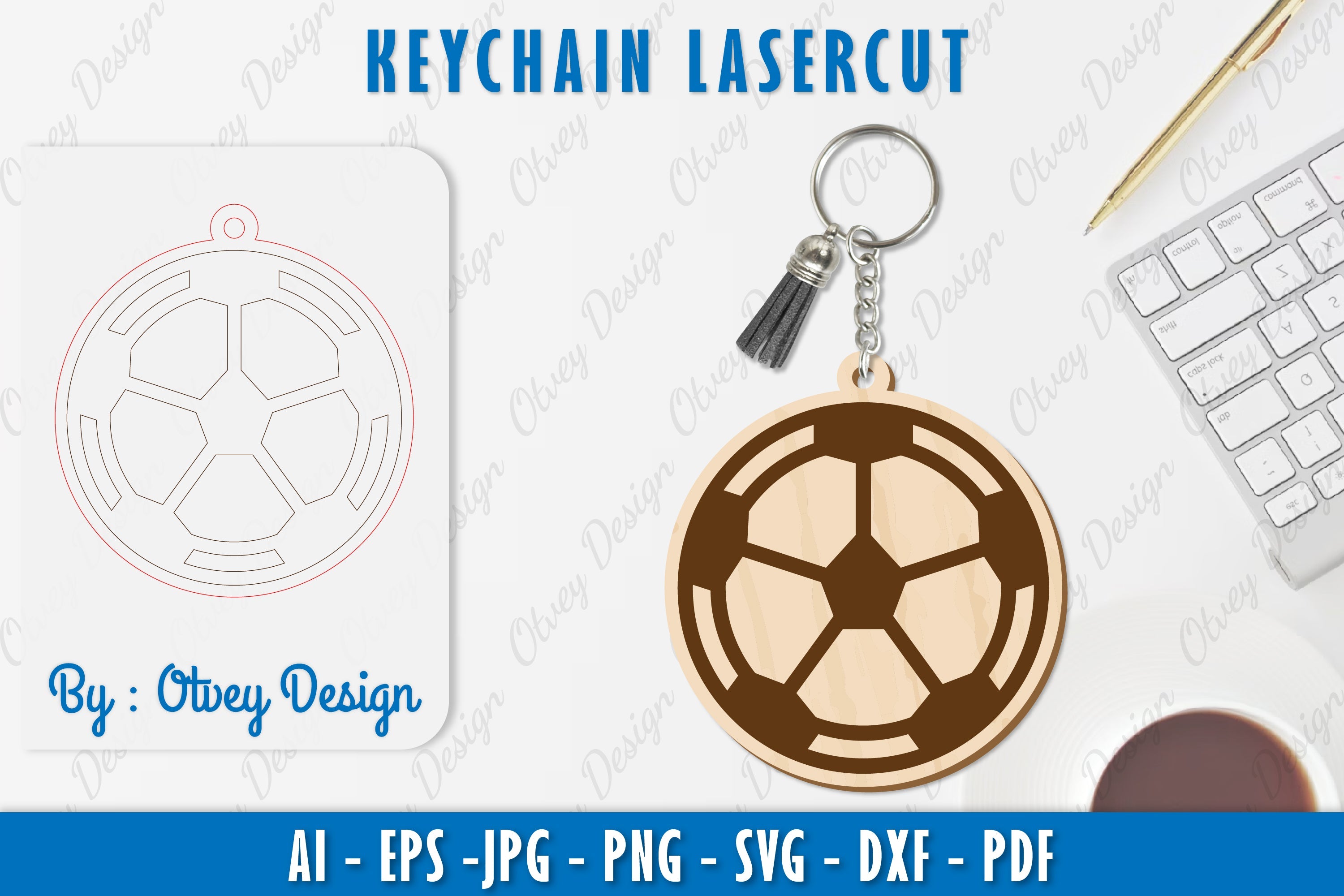 Ball Keychain SVG Bundle 7 - CraftNest - Digital Crafting and Art