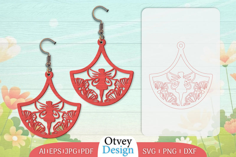 Fairy Earring Lasercut SVG Bundle 46 - CraftNest - Digital Crafting and Art