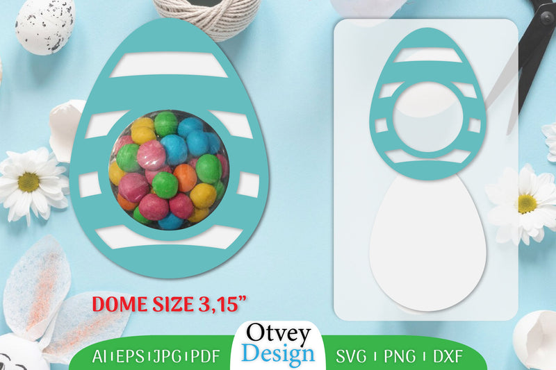 Candy Dome Easter Eggs SVG Bundle 9 - CraftNest - Digital Crafting and Art