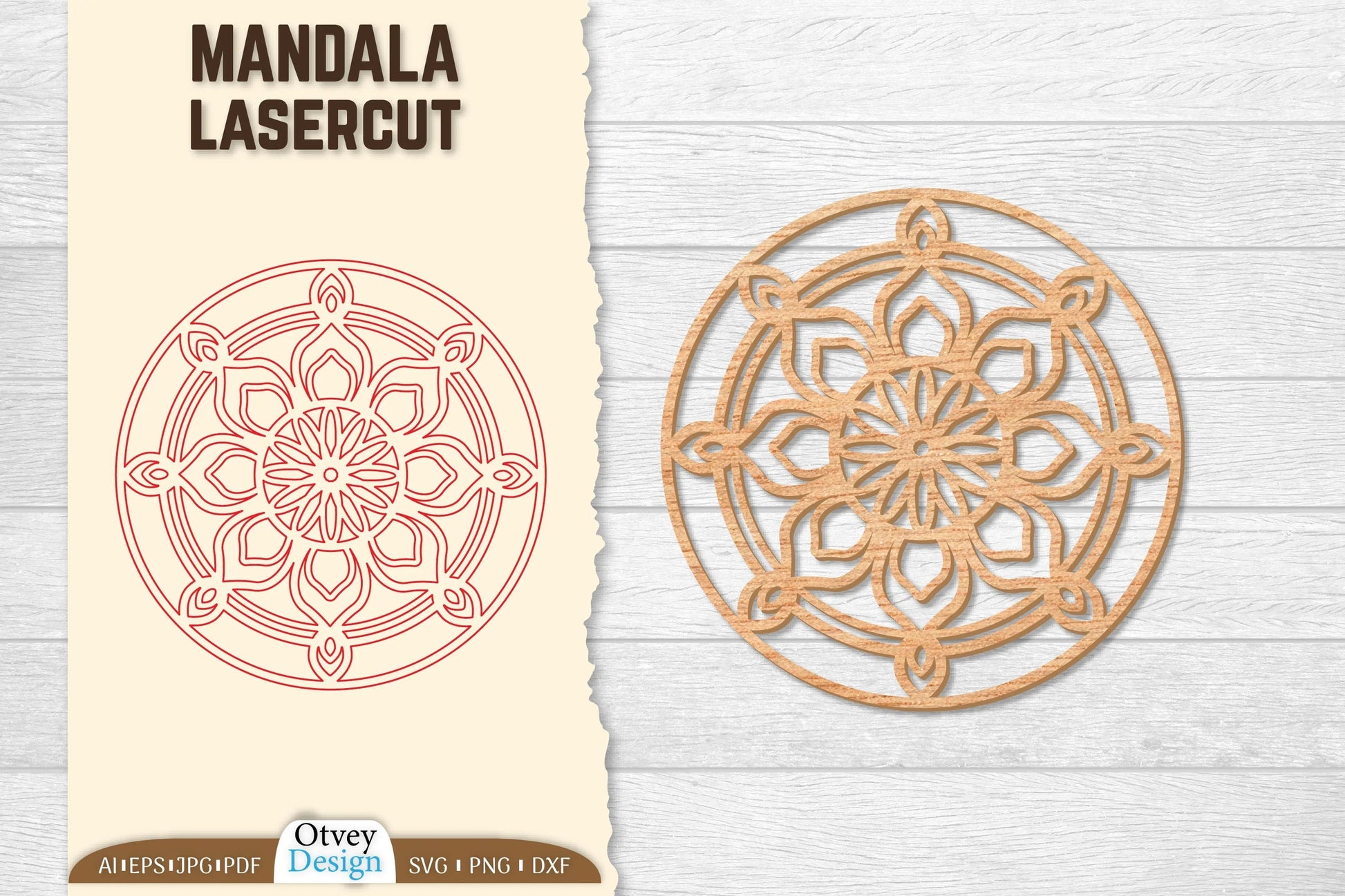 Mandala Lasercut SVG Bundle 6 - CraftNest - Digital Crafting and Art