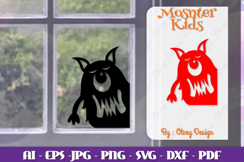 Halloween Window Cling Decor SVG Bundle - CraftNest - Digital Crafting and Art
