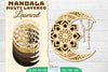 Mandala Moon Layered Lasercut SVG Bundle