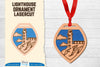 Lighthouse Lasercut Ornament SVG Bundle