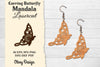 Earring Butterfly Mandala Lasercut SVG Bundle