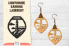 Lighthouse Earring Lasercut SVG Bundle