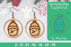 Christmas Earrings SVG Bundle - CraftNest - Digital Crafting and Art