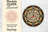 Clock Mandala Lasercut SVG Bundle