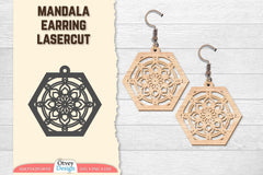 Earring Mandala Lasercut SVG Bundle 45 - CraftNest - Digital Crafting and Art