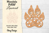 Paw Mandala Lasercut SVG Bundle