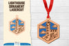 Lighthouse Lasercut Ornament SVG Bundle