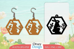 Earring Rabbit Lasercut SVG Bundle 78 - CraftNest - Digital Crafting and Art