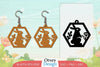 Earring Rabbit Lasercut SVG Bundle