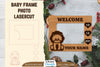 Baby Newborn Photo Frame SVG Bundle