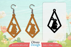 Earring Rabbit Lasercut SVG Bundle - CraftNest - Digital Crafting and Art