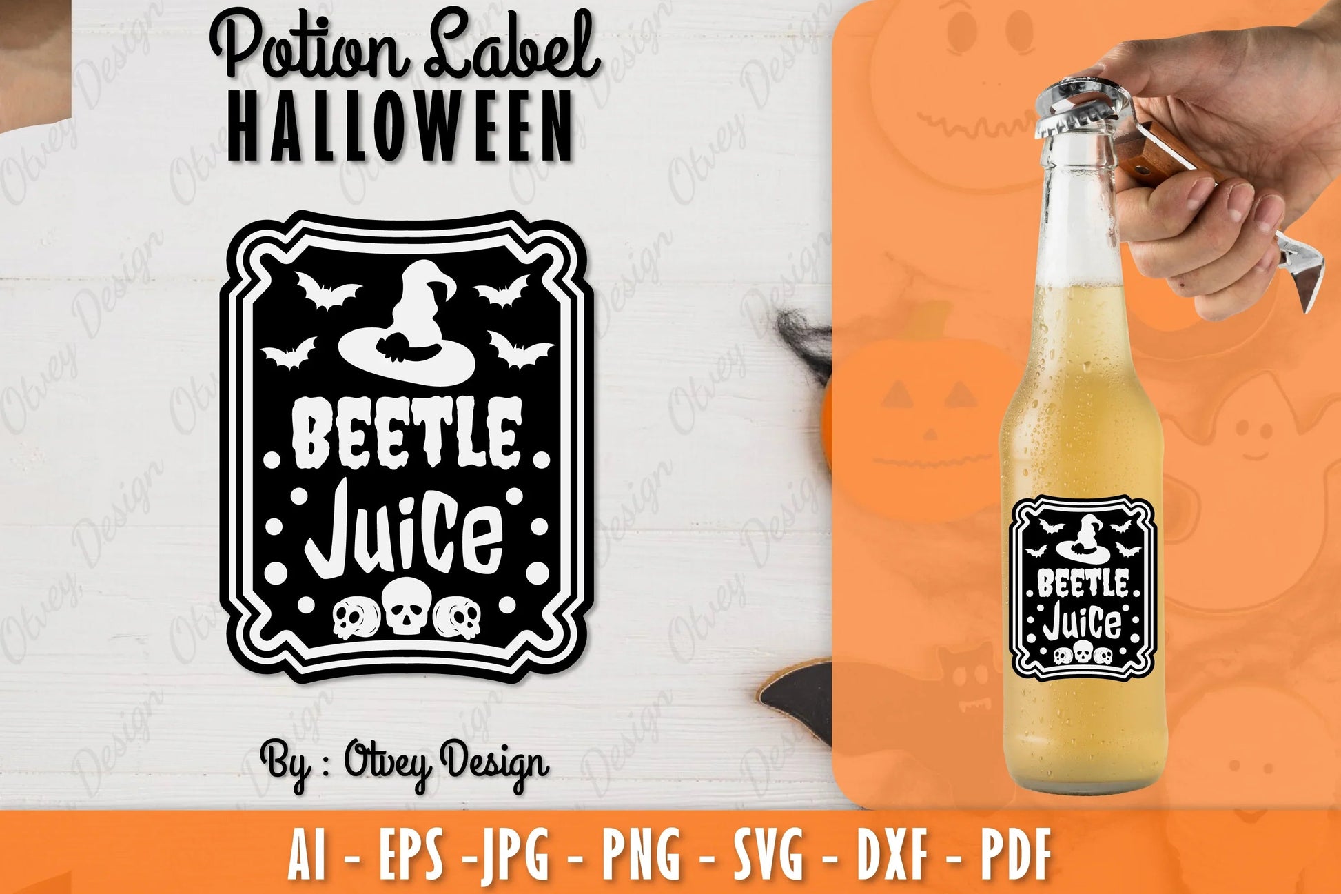 Halloween Potion Label SVG Bundle 37 - CraftNest - Digital Crafting and Art