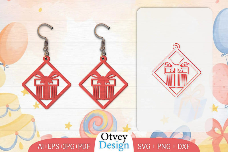13th Birthday Earrings Lasercut SVG Bundle 2 - CraftNest - Digital Crafting and Art