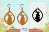 Earring Rabbit Lasercut SVG Bundle