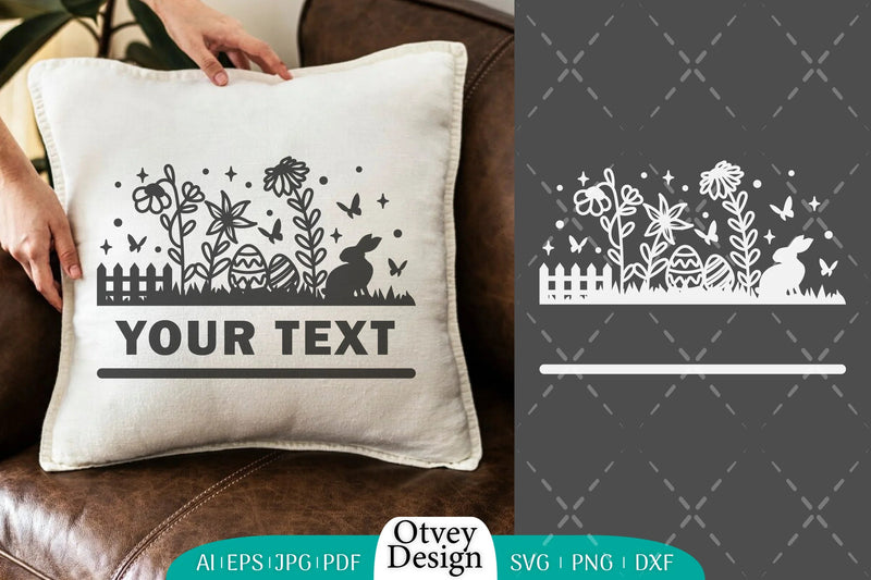 Easter Bunny Garden Scene SVG Bundle 14 - CraftNest - Digital Crafting and Art