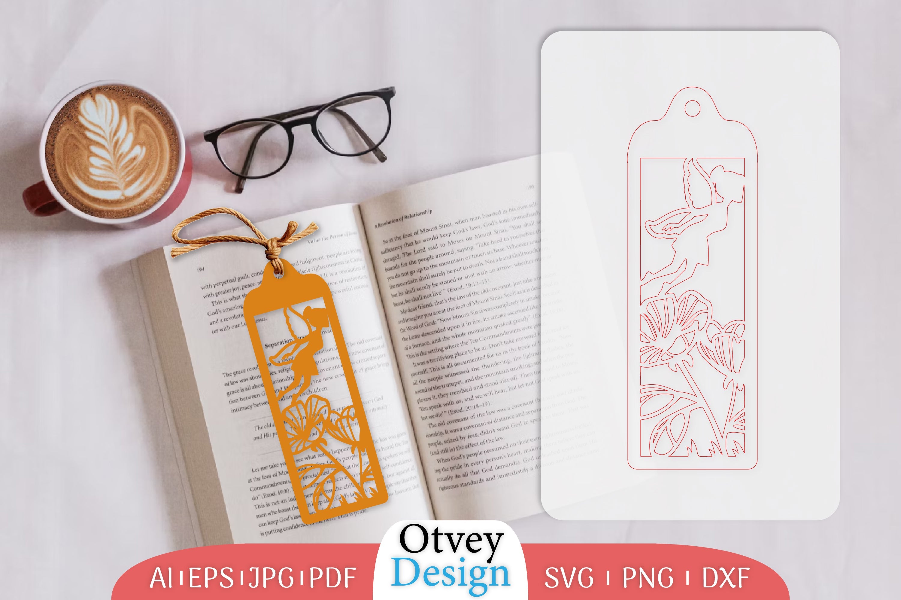 Fairy Bookmark SVG Bundle