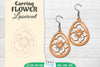 Earring Flower Lasercut SVG Bundle