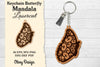 Butterfly Mandala Keychain SVG Bundle