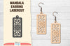 Earring Mandala Lasercut SVG Bundle