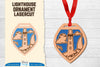 Lighthouse Lasercut Ornament SVG Bundle